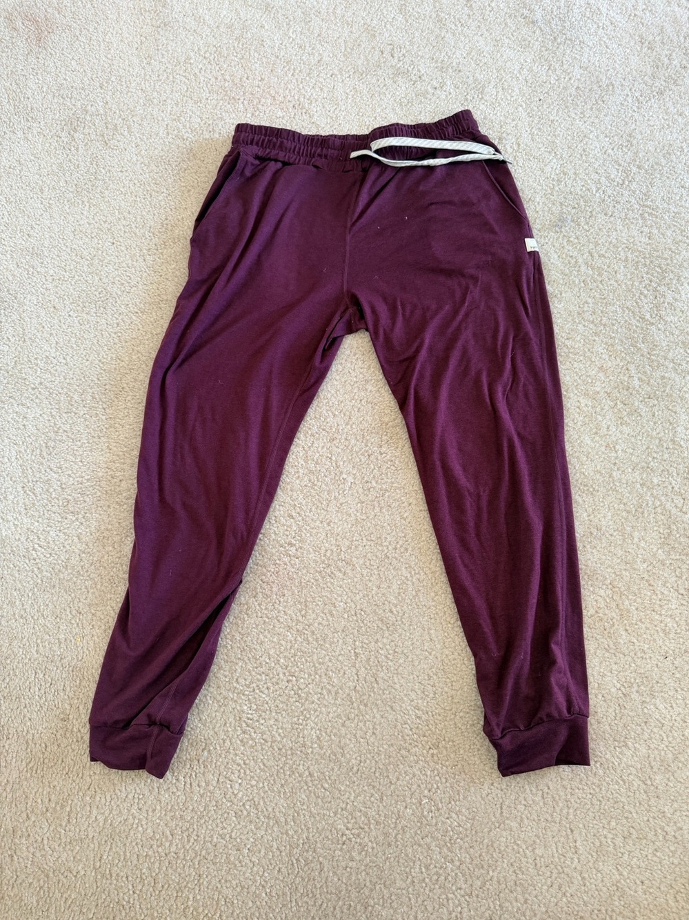 Vuori Burgundy Jogger Pants